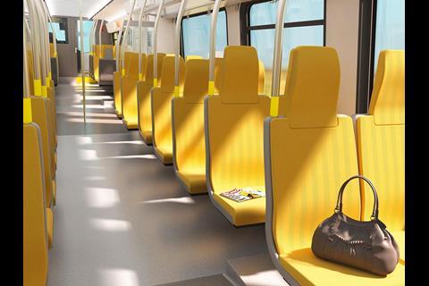 The Stadler trains for Merseyrail will have mix of airline and facing seats.